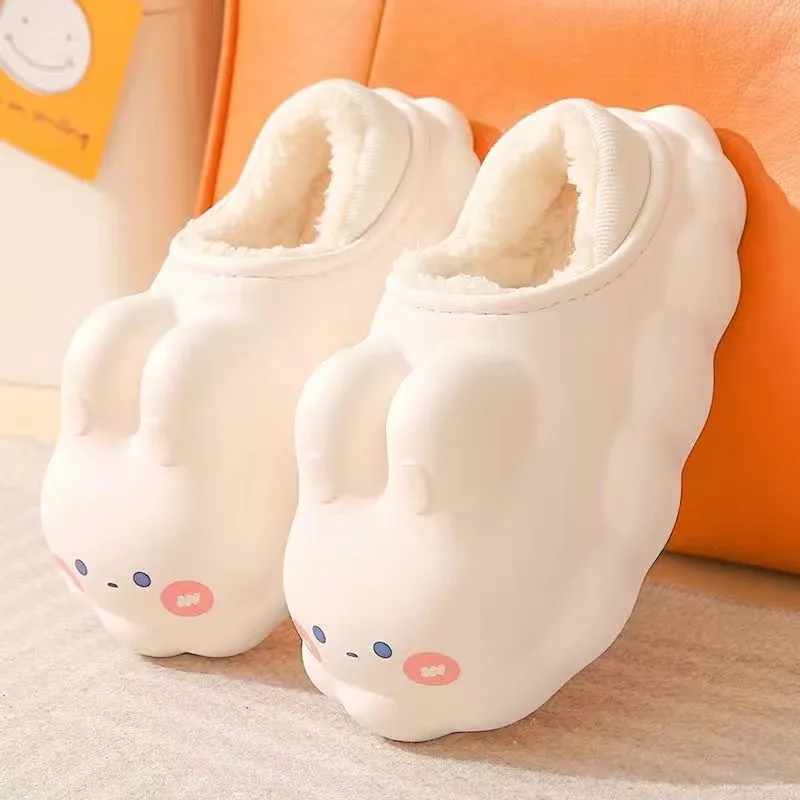 Premium Rabbit Plush Slippers - Factory Direct, Wholesale Comfort