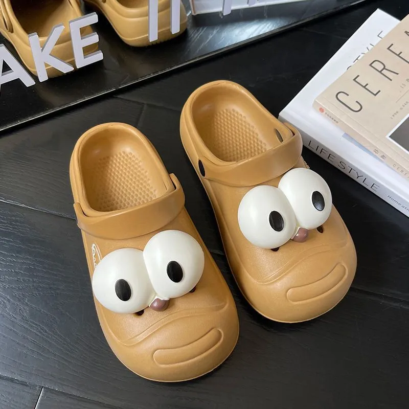 Premium Big Eye Crocs - Ergonomic Business Casual Footwear