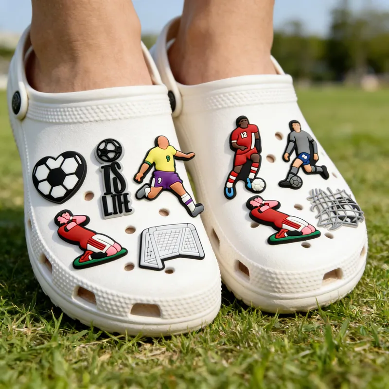 Factory Direct Eco-Friendly PVC DIY Shoe Charms for Crocs